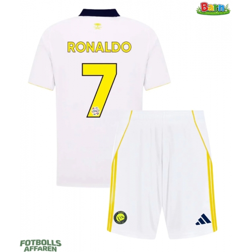 Al-Nassr Cristiano Ronaldo #7 Tredjeställ Barn 2025-26 Kortärmad (+ Korta byxor)